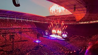 Coldplay  Higher Power opening song in Wembley Aug 20th 2022 [upl. by Solis143]