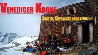 VENEDIGER  KRONE  Zustieg Defreggerhaus  Skitour [upl. by Yousuf]