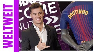 Coutinho zu Barca „Ich möchte Titel gewinnen“ [upl. by Noyk958]