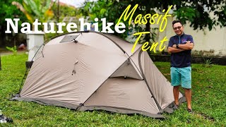 Truly A Massive 4 Season Tent  Naturehike Massif Tent  Unboxing amp How to Set Up [upl. by Kellda]