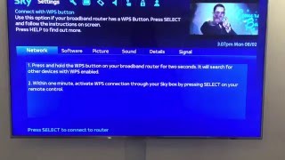 How To Connect Your Sky HD Box To The Internet [upl. by Nomor770]