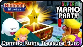 Super Mario Party Partner Party  Domino Ruins Treasure Hunt 2 players Master 20 turns [upl. by Enilarak]