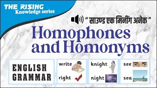 Homophones and homonyms [upl. by Eenhpad]