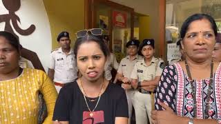 SHREHA DHARGALKAR PEREIRA RUN AWAY AT VAILINKANNI  LAIRAI DEVOTEE GHERAO POLICE STATION [upl. by Koppel]