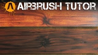 How to Airbrush Wood Texture [upl. by Glass]