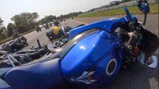 MOTORCYCLE CRASH amp FAIL COMPILATION 🔥 Ep 1 [upl. by Nabala]