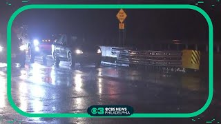 South Jersey roads slick with rain but drivers say the storm has little impact [upl. by Iatnohs141]