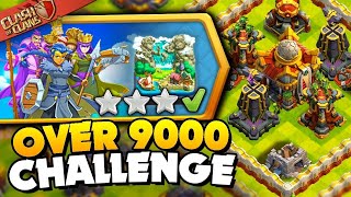 ITS OVER 9000 CHALLENGE ClashOfClans coc [upl. by Nimzay]