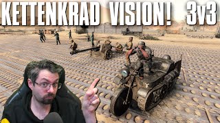 Kettenkrad Vision  3v3  Company of Heroes 3 [upl. by Kcirddehs217]