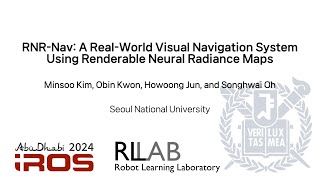 RNRNav A RealWorld Visual Navigation System Using Renderable Neural Radiance Maps [upl. by Novaelc]