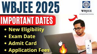 WBJEE 2025 Registration Date Application Form Exam Date Eligibility amp Fees  GyanRoof [upl. by Flip213]