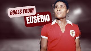 A few career goals from Eusébio [upl. by Pincince]