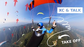 Paragliding XC amp TALK  Cross Country Flight Bassano Italy [upl. by Aicarg]