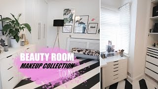 MY DREAM BEAUTY ROOM amp MAKEUP COLLECTION TOUR [upl. by Romaine661]