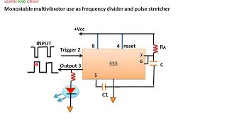 Monostable Multivibrator Applicationsहिन्दी [upl. by Allie]