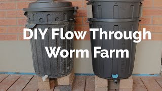 DIY Flow Through Worm Farm [upl. by Cassilda]