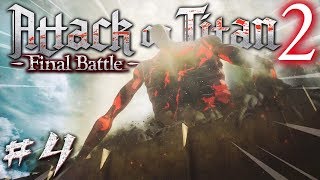 SCONTRO CON IL GIGANTE DI 120m  Attack On Titan 2 Final Battle ITA 4 [upl. by Znieh692]