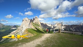 Dolomites Seceda Puez Odle Hike Italy 4K 🇮🇹 [upl. by Lenette]