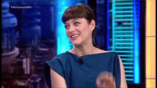 Marion Cotillard and Michael Fassbender speaking Spanish with subtitles [upl. by Beckett553]