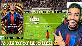 H STOICHKOV 100 rated Gameplay review 🔥should you get him  eFootball 23 mobile [upl. by Eisele]