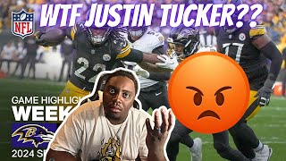 Baltimore Ravens Vs Pittsburgh Steelers Week 11 Highlights Reaction [upl. by Gibe282]