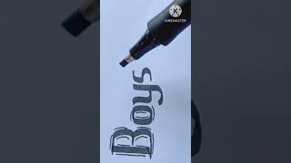 Improve your handwriting tips writing tips boysyoutubeshortscalligraphy pen 30 [upl. by Gearalt]