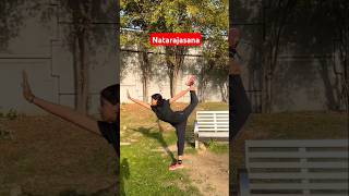 Natarajasana 🔱🔥Har Har Mahadevrakshika trending harharmahadev ytshorts yoga [upl. by Wernher466]