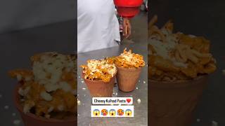 Cheesy Kulhad Pizza ❤️🔥🌶️🥵😱💯🍕 foodvideos shortsfeed food streetfood foryou foodie indianfood [upl. by Nujra]