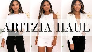 Aritzia Sale Haul June 2018 [upl. by Nahtanhoj]