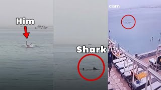 Brutal Shark Attack In Egypt  All Footage [upl. by Aleirbag838]