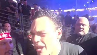 Julio Cesar Chavez Jr instant reaction to beating Uriah Hall wants to fight Jake Paul next [upl. by Henderson]