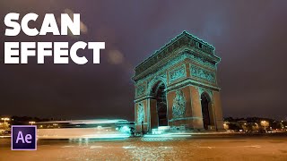 HOLLYWOOD SCAN EFFECT  AFTER EFFECTS Tutorial [upl. by Karr]