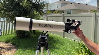 Koolpte Telescope 90mm Aperture 700mm [upl. by Ahsiek697]