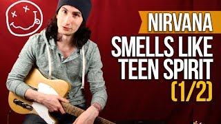 Как играть на гитаре Nirvana Smells Like Teen Spirit 12  Уроки игры на гитаре Первый Лад [upl. by Atiuqat]