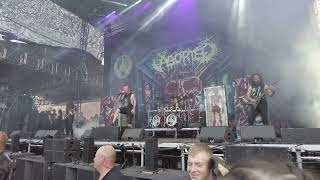 Aborted  Infinite Terror live 9082024  Brutal Assault [upl. by Farrel662]