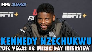 Kennedy Nzechukwu Not Taking Old Dog Ovince Saint Preux Lightly  UFC Fight Night 239 [upl. by Neila146]