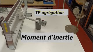 TP agrégation  Moment dinertie dun solide [upl. by Nevile837]