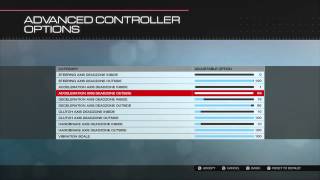 Forza 5  Best Settings For The Controller [upl. by Sharla254]