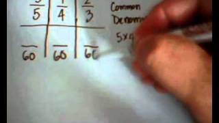 How to compare three or more fractions [upl. by Woodring]