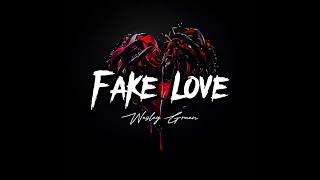 Wesley Green  Fake Love Official Lyric Video [upl. by Holton920]