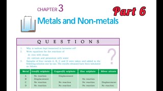 Metals and NonMetals lesson in Tamil  Part 6  NCERT Class 10 Chapter Chemistry 3 chem speed [upl. by Arbe]