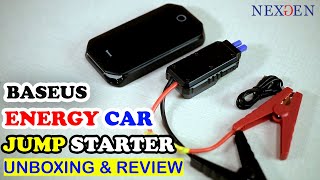 Baseus Car Jump Starter and Power Bank Review  Portable Jump Starter [upl. by Bouley]