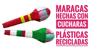 Cómo hacer MARACAS con reciclaje  how to make maracas  diy  maracas caseras [upl. by Adriaens]