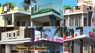 Top 100 Parapet Wall Designs  Balcony Grill Design for House  House Front Elevation Design [upl. by Maryn]