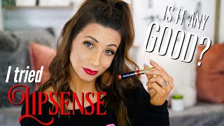 I TRIED LIPSENSE Does it work Wear test and review [upl. by Jereme]