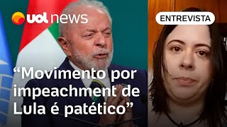 Lula alvo de pedido de impeachment é oportunismo e repúdio de ocasião diz Sâmia Bomfim Patético [upl. by Juna]