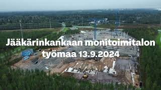 Jääkärinkankaan monitoimitalon työmaa 1392024 [upl. by Olli]