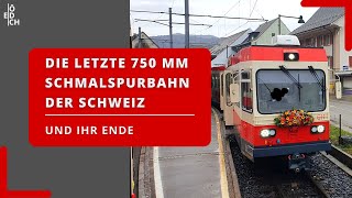 Das Ende der letzten quotechtenquot Schweizer Schmalspurbahn [upl. by Church]