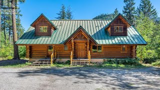 Gold Bridge BC  Log Cabin in the Wilderness Cayoosh Creek 1149000 [upl. by Emile]