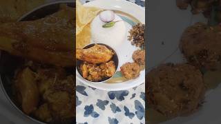 Bengali thali food lunchthali viralvideos tending youtubeshorts [upl. by Lupee818]